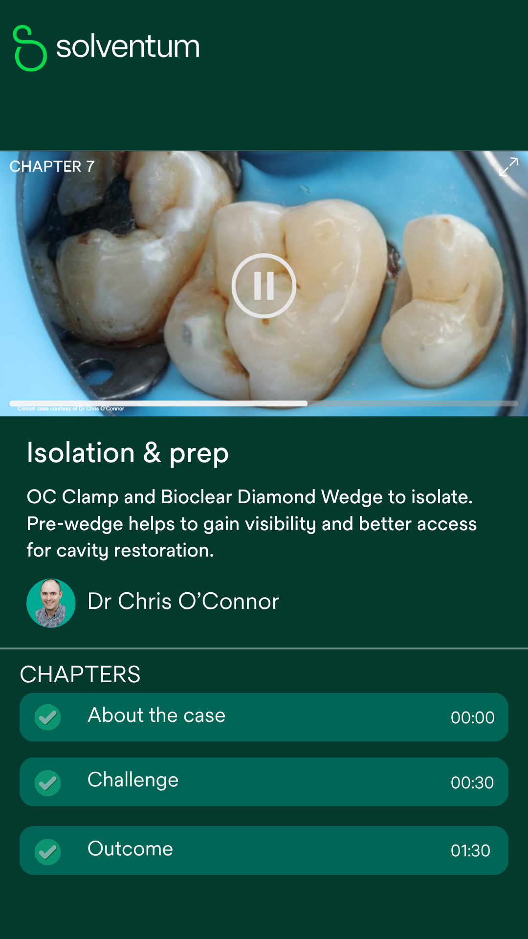 Procedure walkthrough